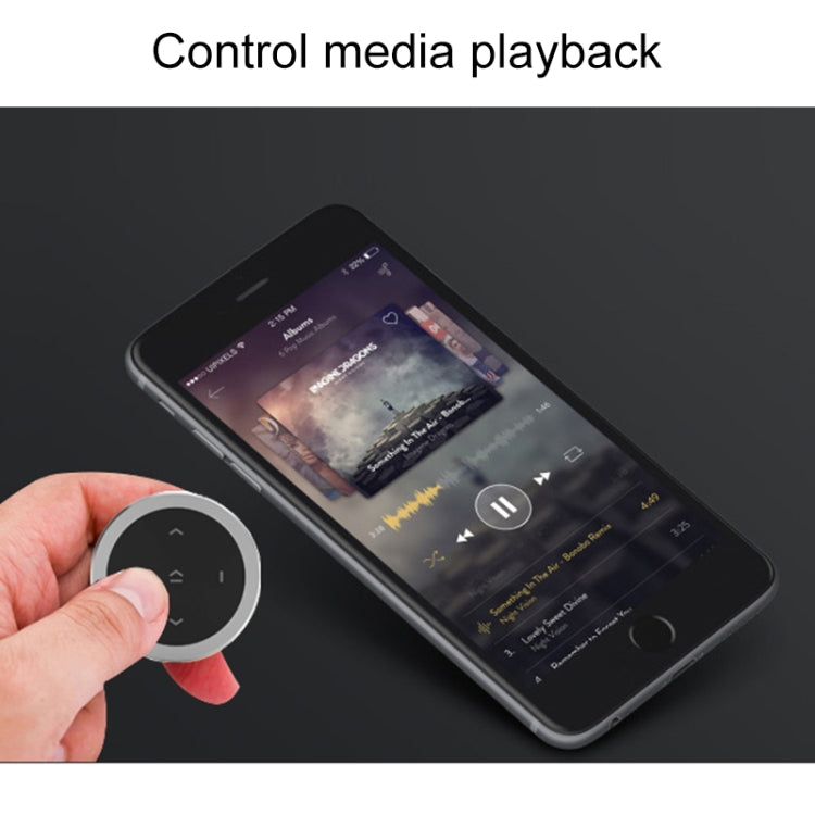Controlador inalámbrico Bluetooth para coche, mando a distancia multifuncional Multimedia para teléfono móvil, RXW-1 (Black), RXW-1 (Silver)