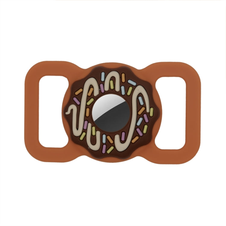 Donut Pet Collar antiarañazos a prueba de golpes cubierta de silicona para AirTag, 1, 2
