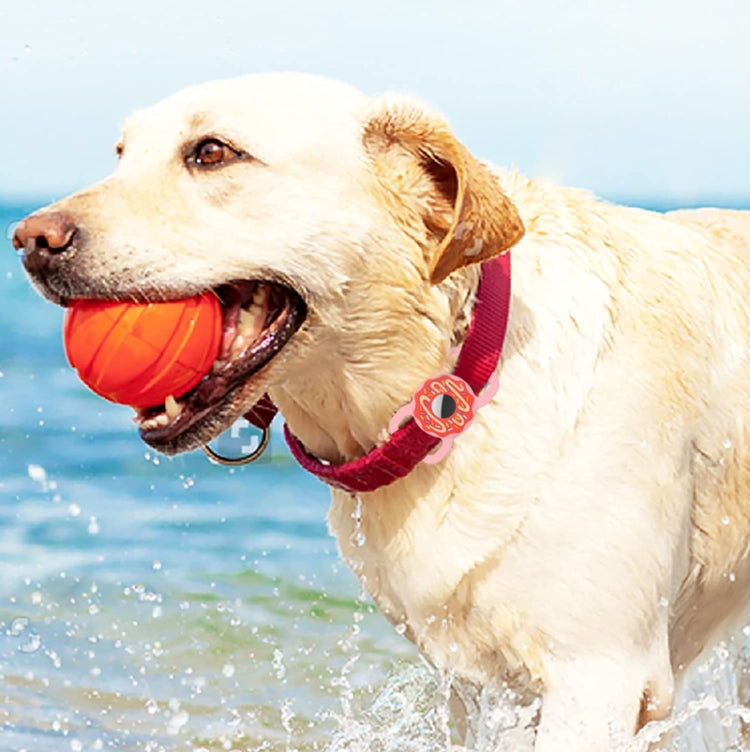 Donut Pet Collar antiarañazos a prueba de golpes cubierta de silicona para AirTag, 1, 2