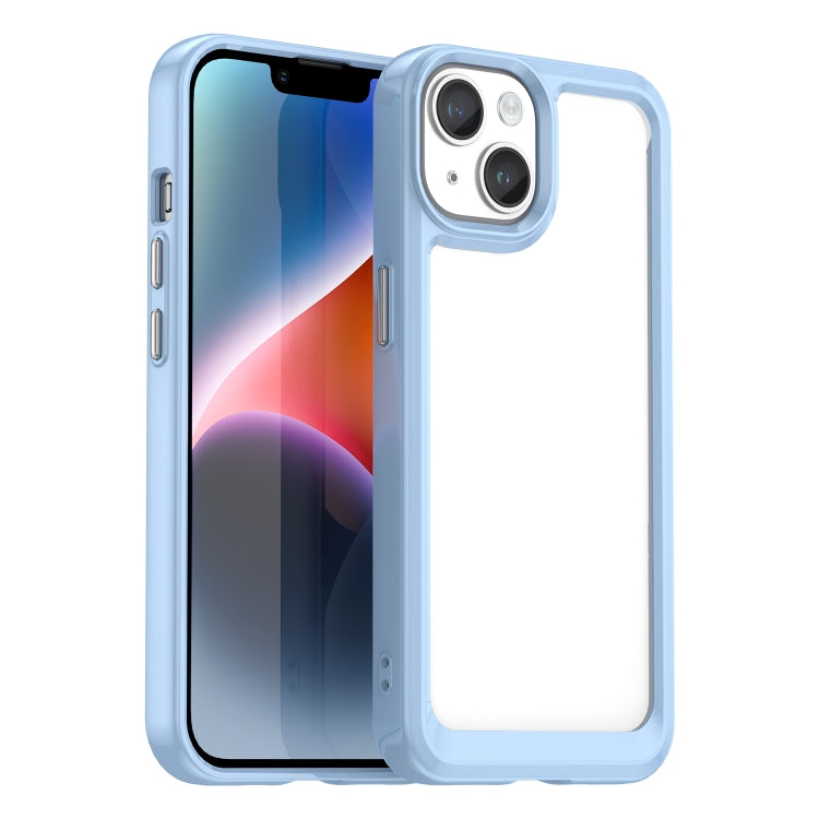 Caja colorida del teléfono de acrílico + TPU de la serie, For iPhone 17e / 16e, For iPhone 16 Pro Max, For iPhone 16 Pro, For iPhone 16 Plus, For iPhone 16, For iPhone 15 Pro Max, For iPhone 15 Pro, For iPhone 15 Plus