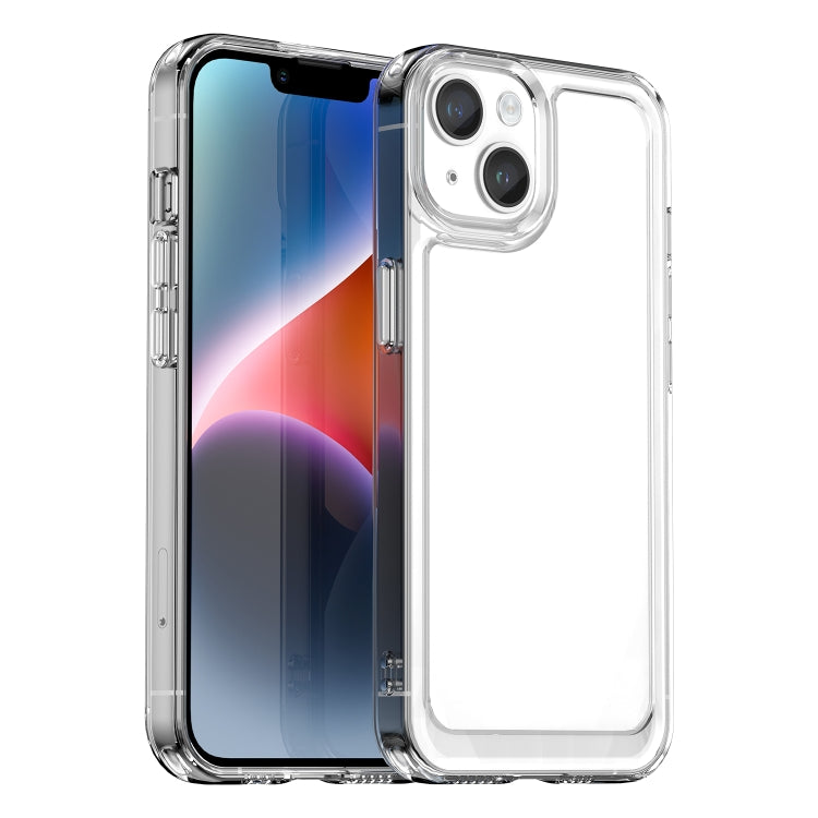Caja colorida del teléfono de acrílico + TPU de la serie, For iPhone 17e / 16e, For iPhone 16 Pro Max, For iPhone 16 Pro, For iPhone 16 Plus, For iPhone 16, For iPhone 15 Pro Max, For iPhone 15 Pro, For iPhone 15 Plus