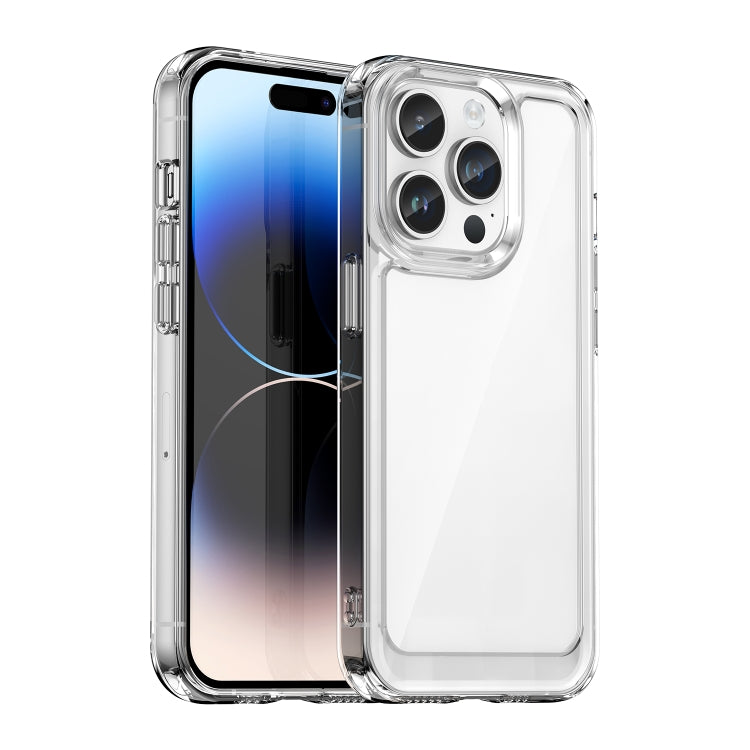 Caja colorida del teléfono de acrílico + TPU de la serie, For iPhone 17e / 16e, For iPhone 16 Pro Max, For iPhone 16 Pro, For iPhone 16 Plus, For iPhone 16, For iPhone 15 Pro Max, For iPhone 15 Pro, For iPhone 15 Plus