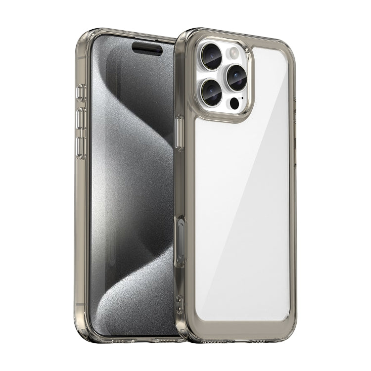 Caja colorida del teléfono de acrílico + TPU de la serie, For iPhone 17e / 16e, For iPhone 16 Pro Max, For iPhone 16 Pro, For iPhone 16 Plus, For iPhone 16, For iPhone 15 Pro Max, For iPhone 15 Pro, For iPhone 15 Plus
