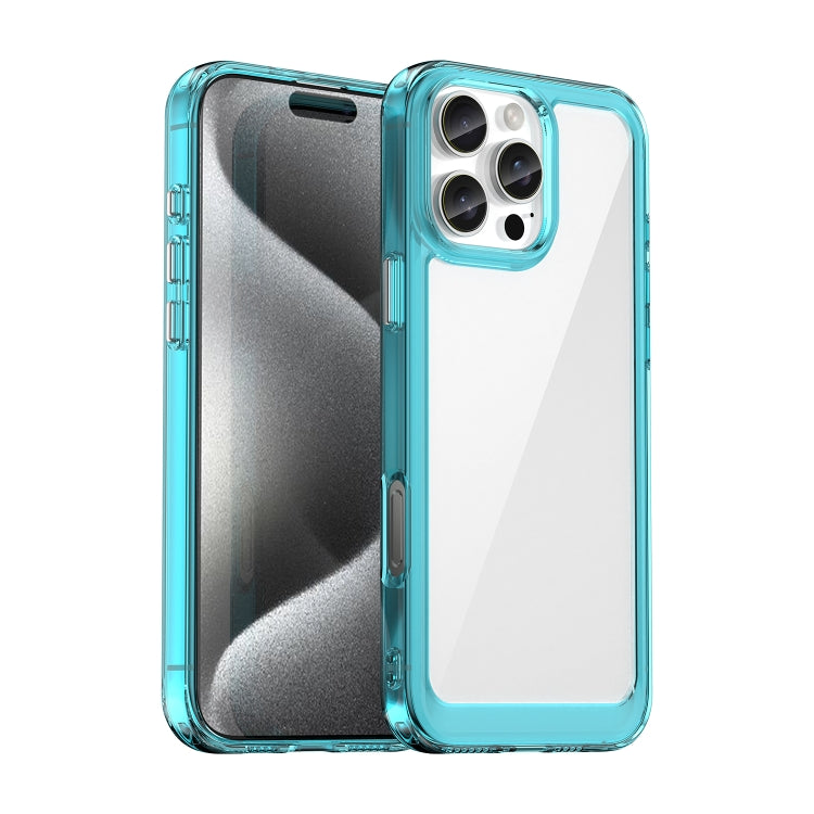 Caja colorida del teléfono de acrílico + TPU de la serie, For iPhone 17e / 16e, For iPhone 16 Pro Max, For iPhone 16 Pro, For iPhone 16 Plus, For iPhone 16, For iPhone 15 Pro Max, For iPhone 15 Pro, For iPhone 15 Plus