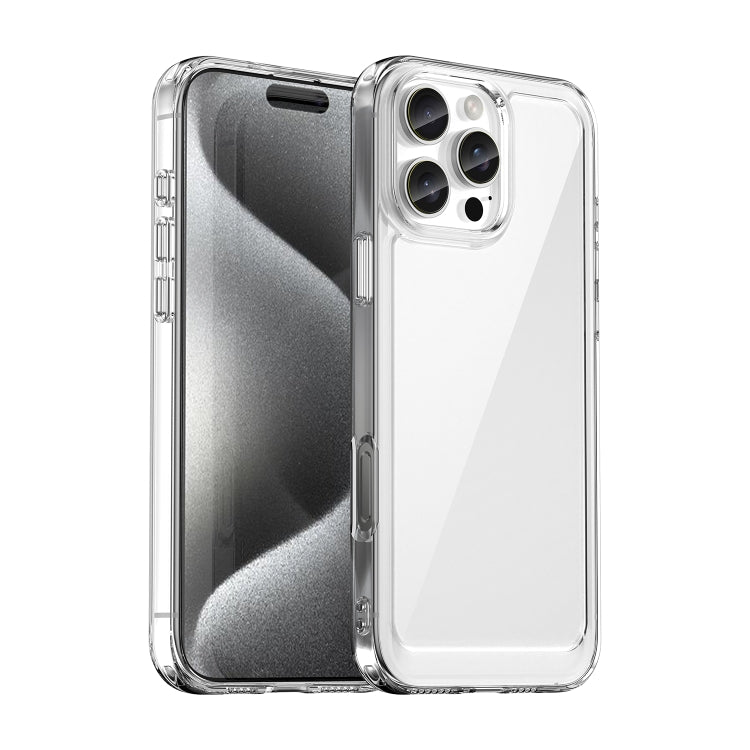 Caja colorida del teléfono de acrílico + TPU de la serie, For iPhone 17e / 16e, For iPhone 16 Pro Max, For iPhone 16 Pro, For iPhone 16 Plus, For iPhone 16, For iPhone 15 Pro Max, For iPhone 15 Pro, For iPhone 15 Plus