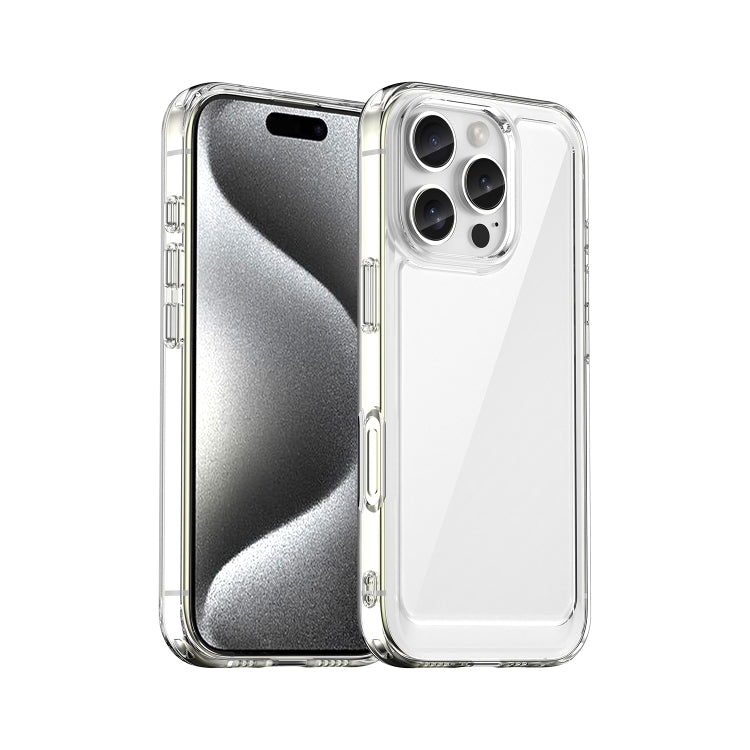 Caja colorida del teléfono de acrílico + TPU de la serie, For iPhone 17e / 16e, For iPhone 16 Pro Max, For iPhone 16 Pro, For iPhone 16 Plus, For iPhone 16, For iPhone 15 Pro Max, For iPhone 15 Pro, For iPhone 15 Plus