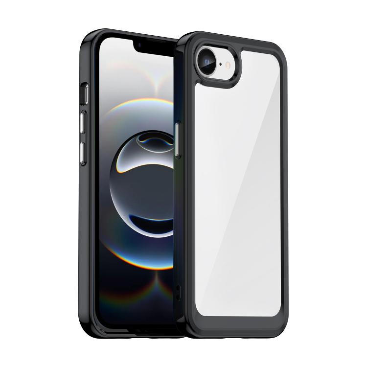 Caja colorida del teléfono de acrílico + TPU de la serie, For iPhone 17e / 16e, For iPhone 16 Pro Max, For iPhone 16 Pro, For iPhone 16 Plus, For iPhone 16, For iPhone 15 Pro Max, For iPhone 15 Pro, For iPhone 15 Plus
