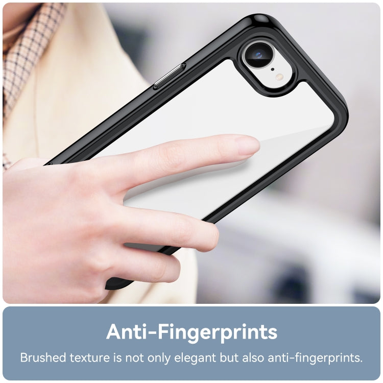 Caja colorida del teléfono de acrílico + TPU de la serie, For iPhone 17e / 16e, For iPhone 16 Pro Max, For iPhone 16 Pro, For iPhone 16 Plus, For iPhone 16, For iPhone 15 Pro Max, For iPhone 15 Pro, For iPhone 15 Plus
