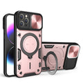Estuche para teléfono con soporte magnético Camshield deslizante con textura de CD, For iPhone 12 Pro, For iPhone 11 Pro Max, For iPhone 11, For iPhone 11 Pro