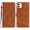 Estuche para teléfono de cuero con relieve de siete mariposas, For iPhone 12 mini, For iPhone 11 Pro Max, For iPhone 11, For iPhone 11 Pro