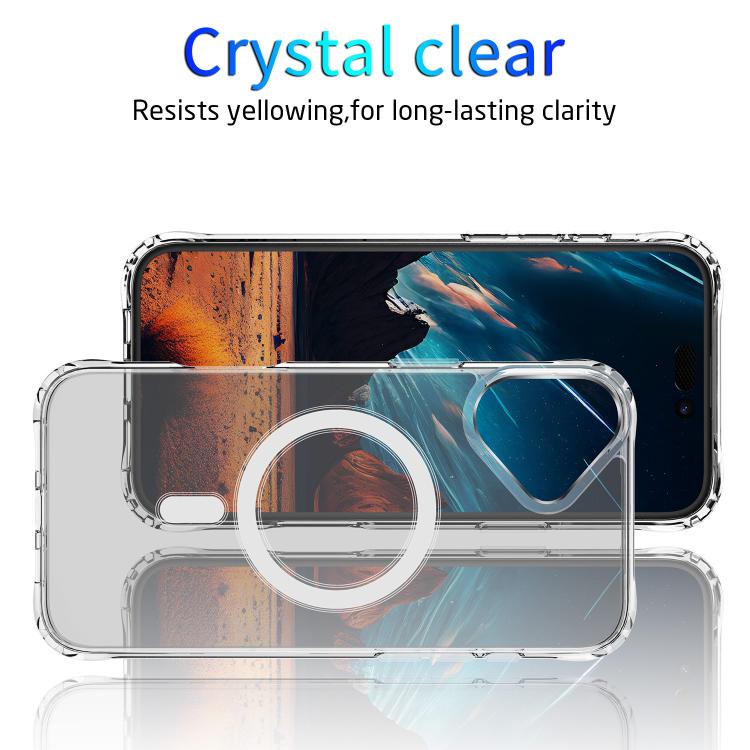 Estuche magnético MagSafe para teléfono con bolsas de aire en las cuatro esquinas, For iPhone 18, For iPhone 18 Pro, For iPhone 18 Pro Max, For iPhone 17e / 16e, For iPhone 16 Pro Max, For iPhone 16 Pro, For iPhone 16 Plus, For iPhone 16               ...