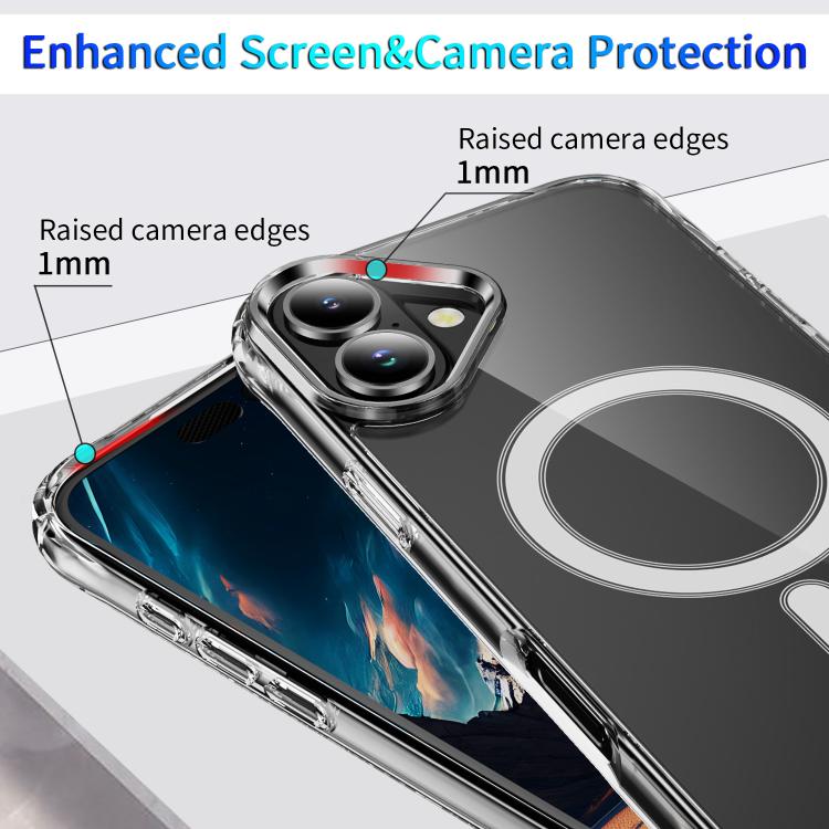 Estuche magnético MagSafe para teléfono con bolsas de aire en las cuatro esquinas, For iPhone 18, For iPhone 18 Pro, For iPhone 18 Pro Max, For iPhone 17e / 16e, For iPhone 16 Pro Max, For iPhone 16 Pro, For iPhone 16 Plus, For iPhone 16               ...