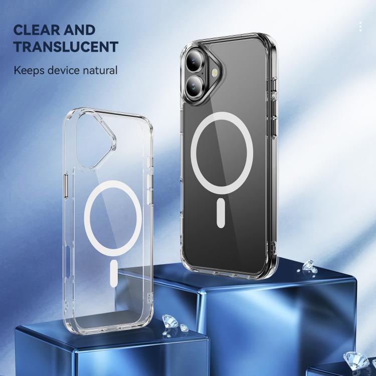 Estuche para teléfono MagSafe Clear Acrylic PC + TPU, For iPhone 18, For iPhone 18 Pro, For iPhone 18 Pro Max, For iPhone 17e / 16e, For iPhone 16 Pro Max, For iPhone 16 Pro, For iPhone 16 Plus, For iPhone 16, For iPhone 15 Pro Max, For iPhone 15 Pro  ...