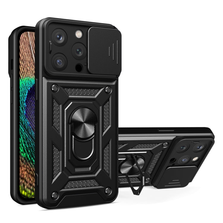 Diseño de cubierta de cámara deslizante Funda de teléfono TPU + PC, For iPhone Air, For iPhone 16 Pro Max, For iPhone 16 Pro, For iPhone 16 Plus, For iPhone 16, For iPhone 15 Pro