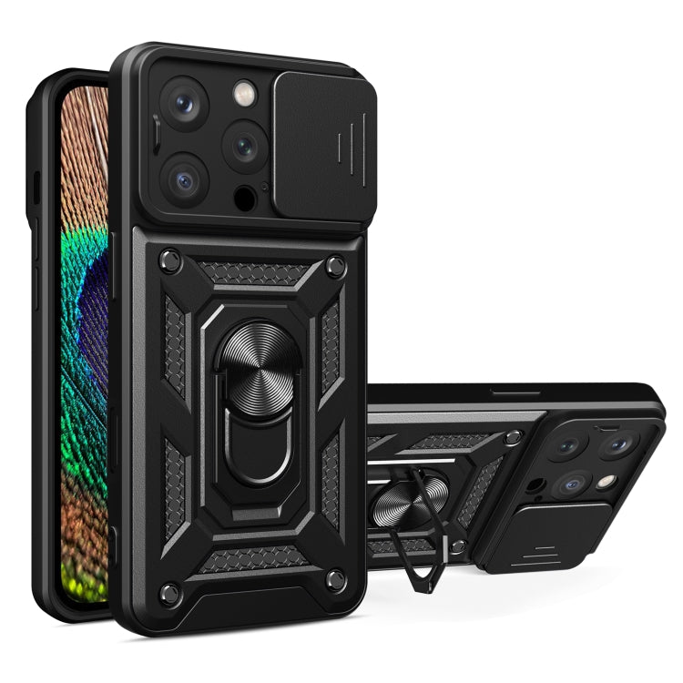 Diseño de cubierta de cámara deslizante Funda de teléfono TPU + PC, For iPhone Air, For iPhone 16 Pro Max, For iPhone 16 Pro, For iPhone 16 Plus, For iPhone 16, For iPhone 15 Pro