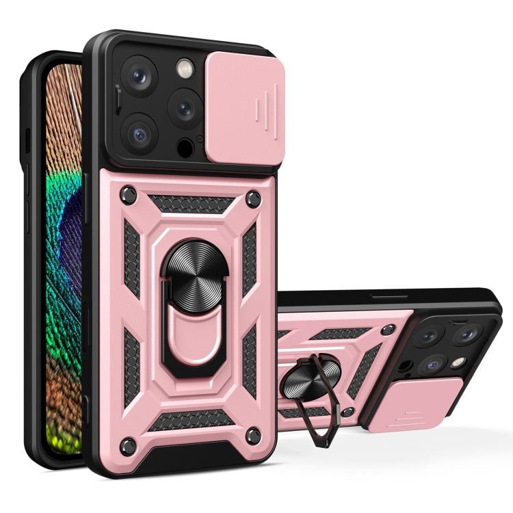 Diseño de cubierta de cámara deslizante Funda de teléfono TPU + PC, For iPhone Air, For iPhone 16 Pro Max, For iPhone 16 Pro, For iPhone 16 Plus, For iPhone 16, For iPhone 15 Pro