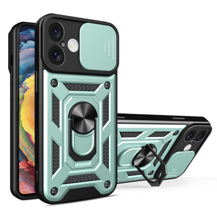 Diseño de cubierta de cámara deslizante Funda de teléfono TPU + PC, For iPhone Air, For iPhone 16 Pro Max, For iPhone 16 Pro, For iPhone 16 Plus, For iPhone 16, For iPhone 15 Pro