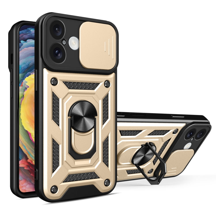 Diseño de cubierta de cámara deslizante Funda de teléfono TPU + PC, For iPhone Air, For iPhone 16 Pro Max, For iPhone 16 Pro, For iPhone 16 Plus, For iPhone 16, For iPhone 15 Pro