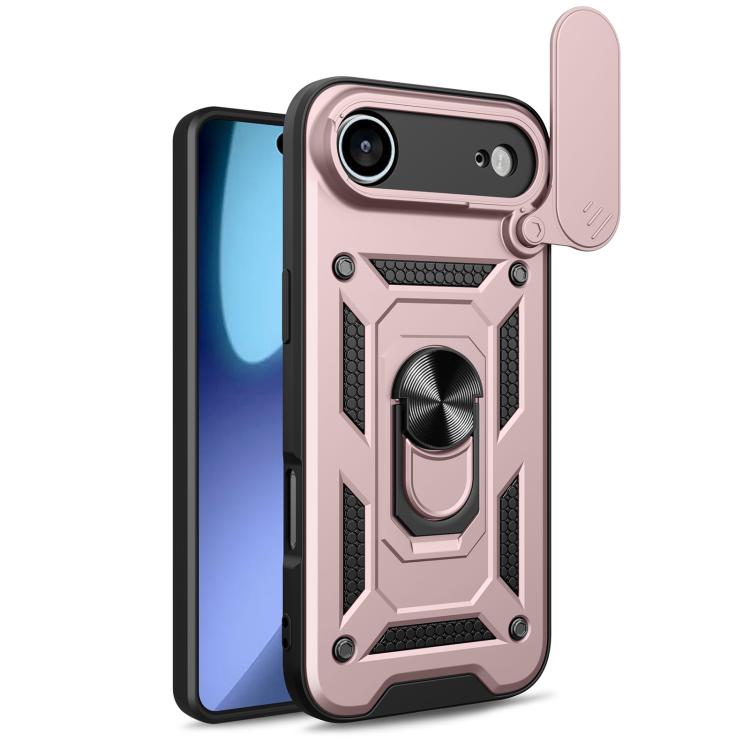 Diseño de cubierta de cámara deslizante Funda de teléfono TPU + PC, For iPhone Air, For iPhone 16 Pro Max, For iPhone 16 Pro, For iPhone 16 Plus, For iPhone 16, For iPhone 15 Pro
