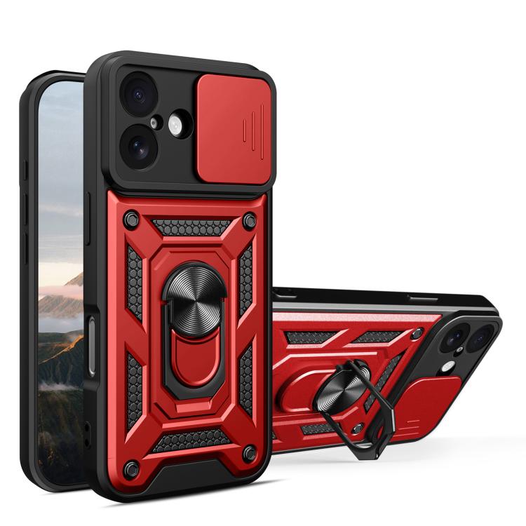 Diseño de cubierta de cámara deslizante Funda de teléfono TPU + PC, For iPhone 18 Pro, For iPhone 18 Pro Max, For iPhone 17e / 16e, For iPhone 17 Pro Max, For iPhone 17 Pro, For iPhone 17