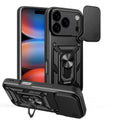 Diseño de cubierta de cámara deslizante Funda de teléfono TPU + PC, For iPhone 18 Pro, For iPhone 18 Pro Max, For iPhone 17e / 16e, For iPhone 17 Pro Max, For iPhone 17 Pro, For iPhone 17