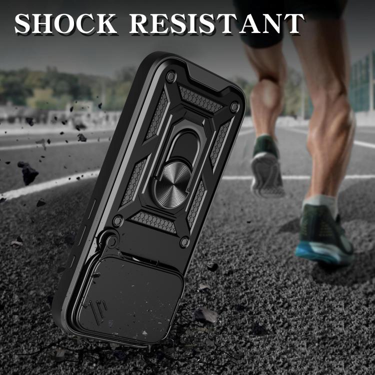 Diseño de cubierta de cámara deslizante Funda de teléfono TPU + PC, For iPhone 18 Pro, For iPhone 18 Pro Max, For iPhone 17e / 16e, For iPhone 17 Pro Max, For iPhone 17 Pro, For iPhone 17