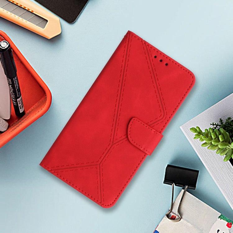 Funda de teléfono de cuero en relieve con costuras, For iPhone 16, For iPhone 15 Pro Max, For iPhone 15 Pro, For iPhone 15 Plus, For iPhone 15