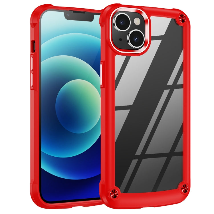Caja del teléfono de protección de lente de TPU + PC, For iPhone 15 Pro Max, For iPhone 15 Pro, For iPhone 15 Plus, For iPhone 15