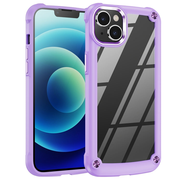 Caja del teléfono de protección de lente de TPU + PC, For iPhone 15 Pro Max, For iPhone 15 Pro, For iPhone 15 Plus, For iPhone 15