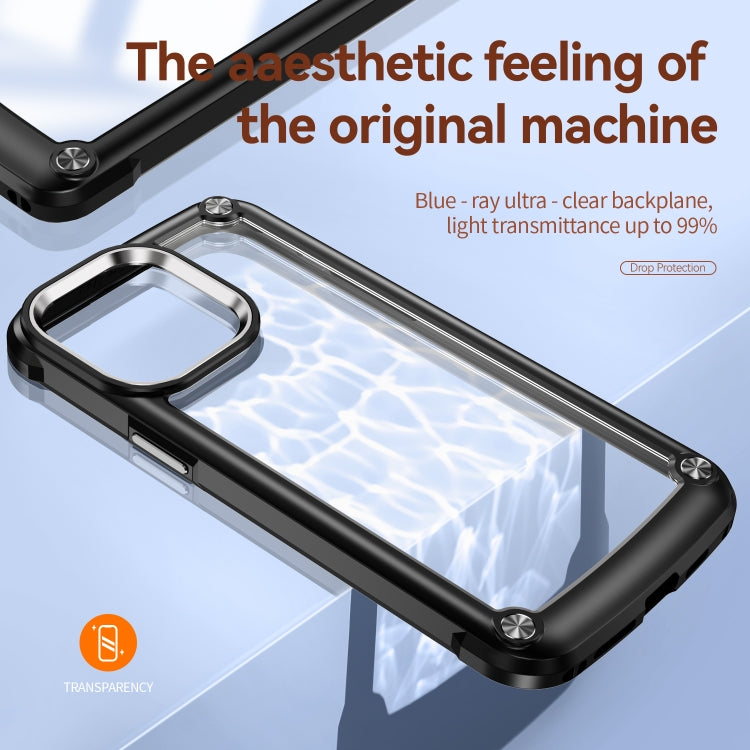 Caja del teléfono de protección de lente de TPU + PC, For iPhone 15 Pro Max, For iPhone 15 Pro, For iPhone 15 Plus, For iPhone 15
