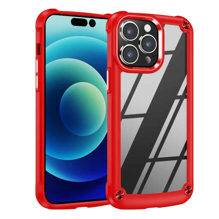 Caja del teléfono de protección de lente de TPU + PC, For iPhone 15 Pro Max, For iPhone 15 Pro, For iPhone 15 Plus, For iPhone 15