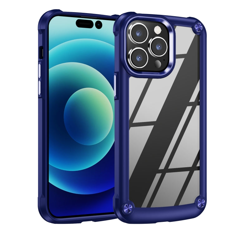 Caja del teléfono de protección de lente de TPU + PC, For iPhone 15 Pro Max, For iPhone 15 Pro, For iPhone 15 Plus, For iPhone 15