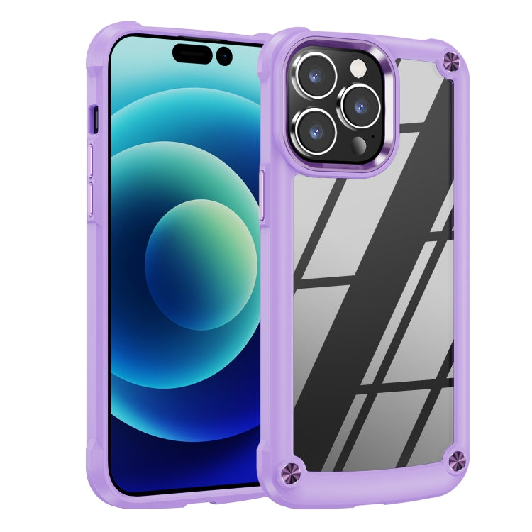 Caja del teléfono de protección de lente de TPU + PC, For iPhone 15 Pro Max, For iPhone 15 Pro, For iPhone 15 Plus, For iPhone 15