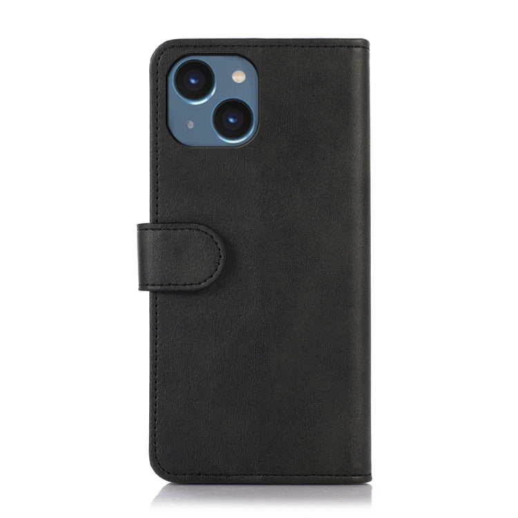 Estuche para teléfono de cuero con textura de vaca, For iPhone 15