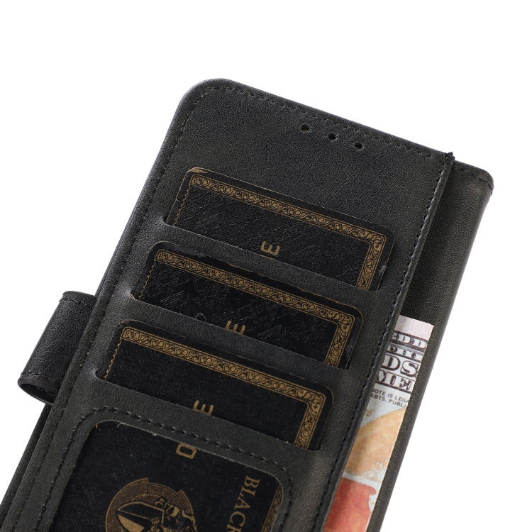 Estuche para teléfono de cuero con textura de vaca, For iPhone 15