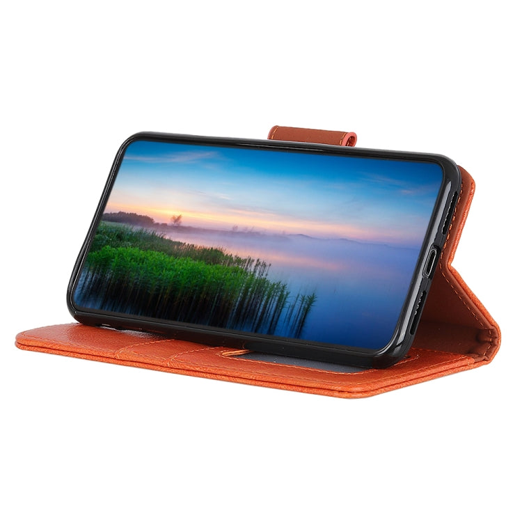 Estuche de cuero con textura de napa, For iPhone 15