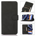 KHAZNEH Estuche para teléfono de cuero con textura mate, For iPhone 15