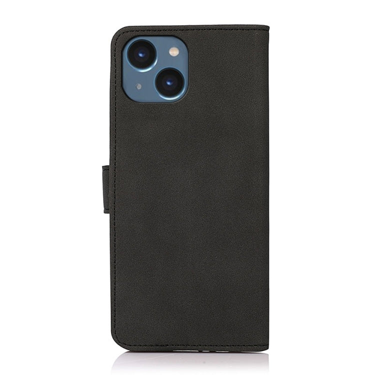 KHAZNEH Estuche para teléfono de cuero con textura mate, For iPhone 15
