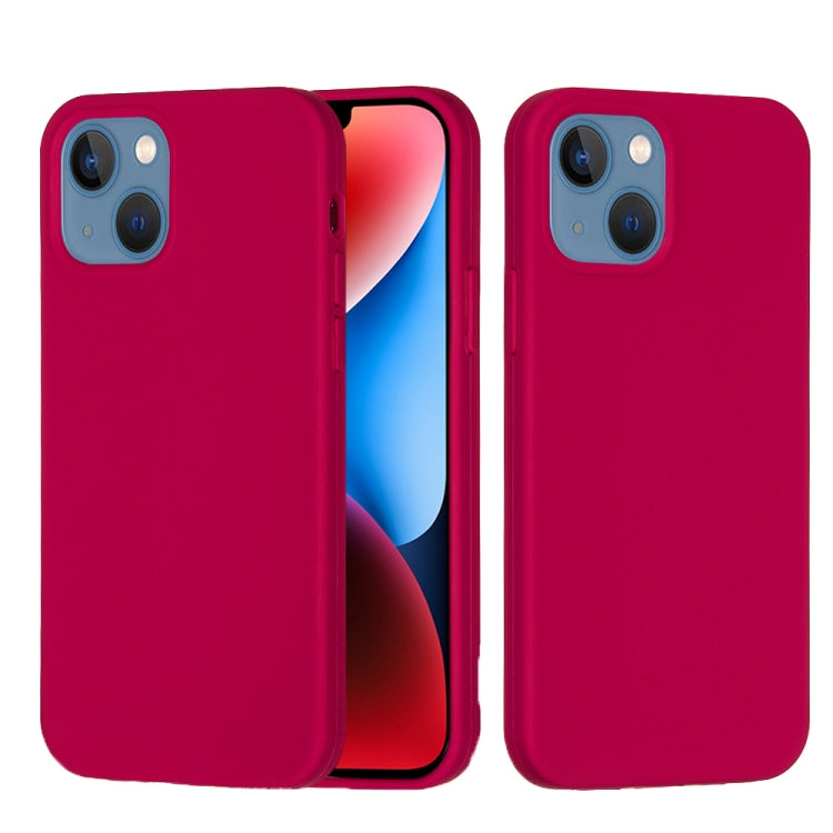 Caja del teléfono de silicona de color sólido, For iPhone 16, For iPhone 15 Pro Max, For iPhone 15 Pro, For iPhone 15 Plus