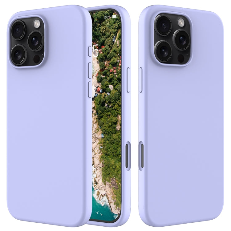 Caja del teléfono de silicona de color sólido, For iPhone Air, For iPhone 16 Pro Max, For iPhone 16 Pro, For iPhone 16 Plus