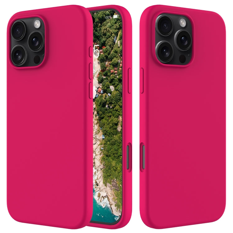 Caja del teléfono de silicona de color sólido, For iPhone Air, For iPhone 16 Pro Max, For iPhone 16 Pro, For iPhone 16 Plus