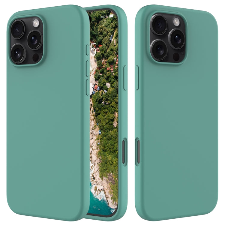 Caja del teléfono de silicona de color sólido, For iPhone Air, For iPhone 16 Pro Max, For iPhone 16 Pro, For iPhone 16 Plus