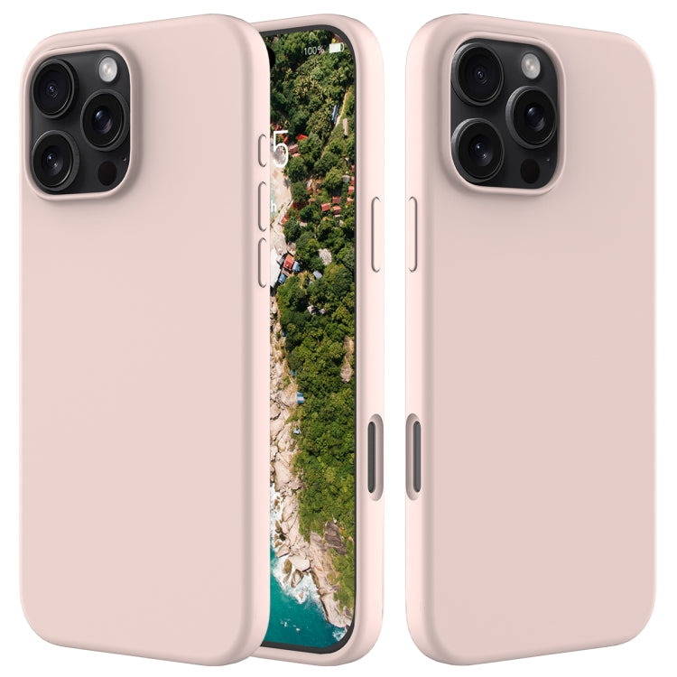 Caja del teléfono de silicona de color sólido, For iPhone Air, For iPhone 16 Pro Max, For iPhone 16 Pro, For iPhone 16 Plus