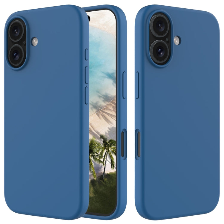 Caja del teléfono de silicona de color sólido, For iPhone 16, For iPhone 15 Pro Max, For iPhone 15 Pro, For iPhone 15 Plus