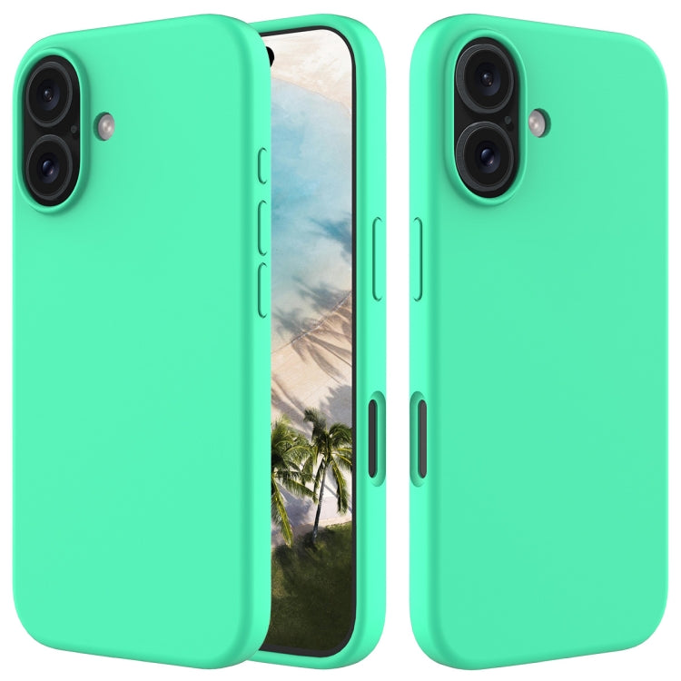 Caja del teléfono de silicona de color sólido, For iPhone 16, For iPhone 15 Pro Max, For iPhone 15 Pro, For iPhone 15 Plus
