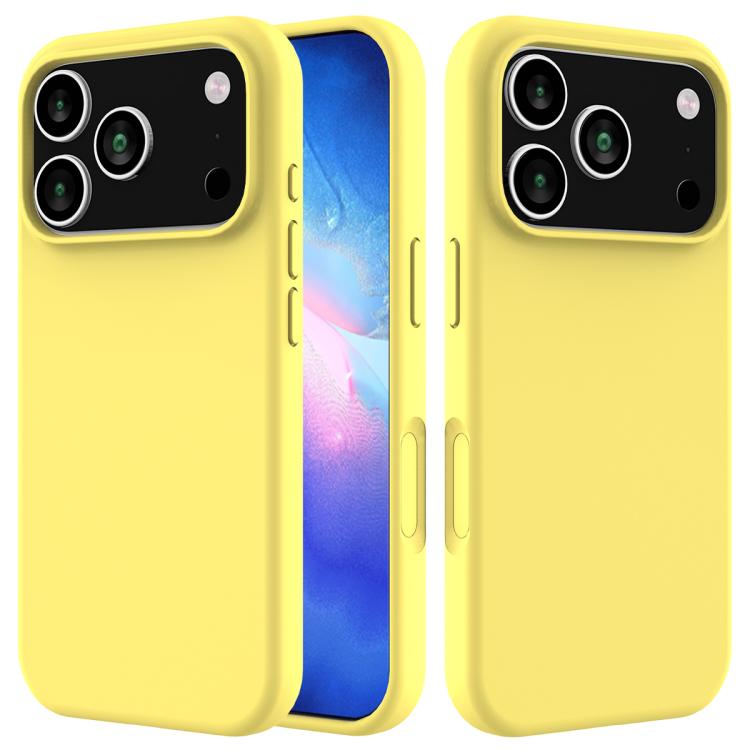 Caja del teléfono de silicona de color sólido, For iPhone 18 Pro / 17 Pro, For iPhone 18 Pro Max / 17 Pro Max, For iPhone 17e / 16e, For iPhone 17