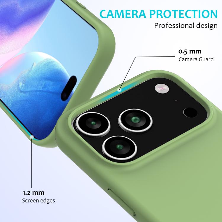 Caja del teléfono de silicona de color sólido, For iPhone 18 Pro / 17 Pro, For iPhone 18 Pro Max / 17 Pro Max, For iPhone 17e / 16e, For iPhone 17