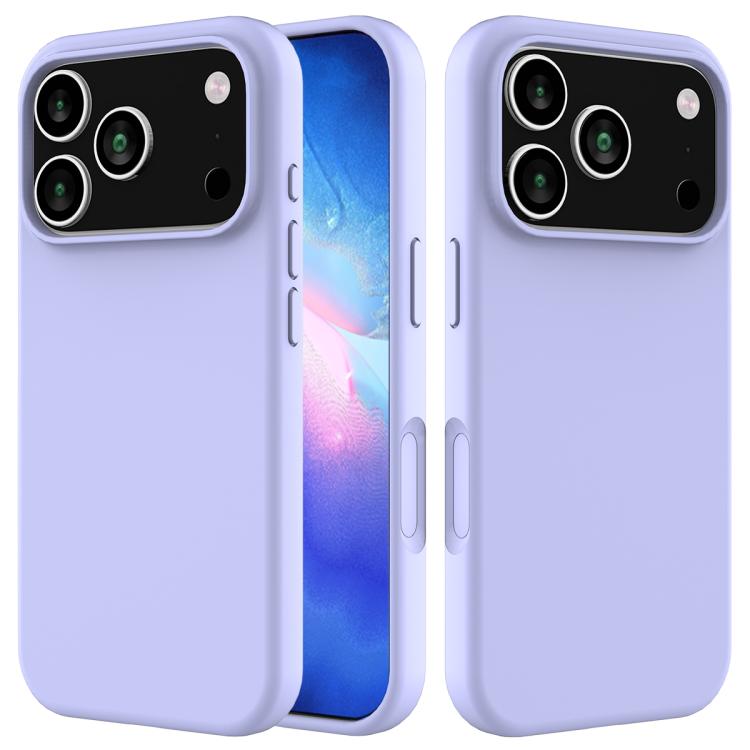 Caja del teléfono de silicona de color sólido, For iPhone 18 Pro / 17 Pro, For iPhone 18 Pro Max / 17 Pro Max, For iPhone 17e / 16e, For iPhone 17