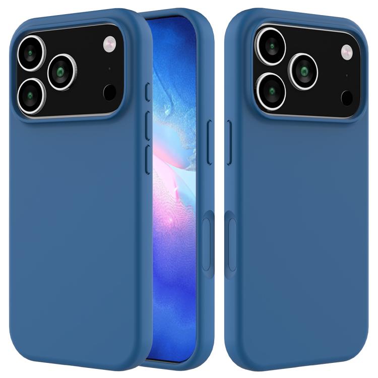 Caja del teléfono de silicona de color sólido, For iPhone 18 Pro / 17 Pro, For iPhone 18 Pro Max / 17 Pro Max, For iPhone 17e / 16e, For iPhone 17