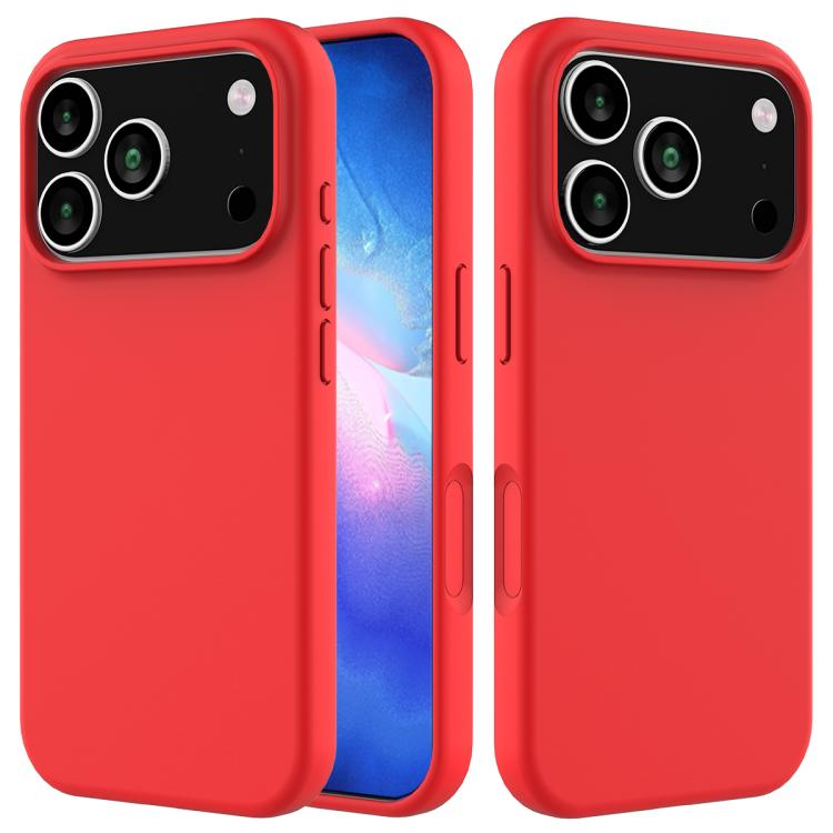 Caja del teléfono de silicona de color sólido, For iPhone 18 Pro / 17 Pro, For iPhone 18 Pro Max / 17 Pro Max, For iPhone 17e / 16e, For iPhone 17